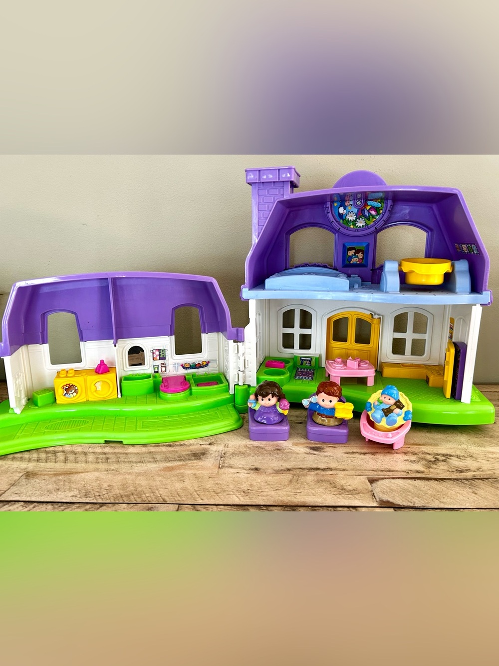 2008 Fisher Price Little People Happy Sounds Home, complete! - Picture 4 of 4